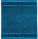 M&ouml;ve Handt&uuml;cher Bamboo luxe, 60% Baumwolle, 40% Viskose (1-St) blau 30 cm x 30 cm