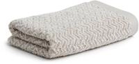 M&ouml;ve Handtuch Brooklyn, Walkfrottier (1-St), mit Zick-Zack-Muster, Made in...