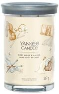 Yankee Candle Duftkerze Aromatic candle Signature tumbler large Soft Wool & Amber 567