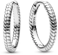 Pandora Paar Creolen Sterlingsilber Damen Creolen, Moments-Kollektion PANDORA