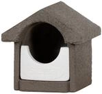 Siena Garden Vogelhaus Nistkasten HOLZBETON grau 23 x 22 x 20 cm Kiefer/Fichte FSC&reg;