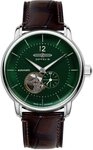 ZEPPELIN Automatikuhr LZ 120 Bodensee 8166-4, Armbanduhr, Herrenuhr, offene Unruh,
