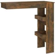 vidaXL Esstisch, Wand-Bartisch R&auml;uchereiche 102x45x103,5 cm Holzwerkstoff