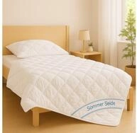 TRAUMSCHLAF Naturhaarbettdecke Clean Silk, F&uuml;llung: 60% Seide, 40% Baumwolle,...