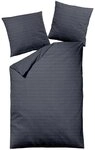 Dormisette Bettw&auml;sche Dormisette Fein Flanell Bettw&auml;sche 155x220 Zickzack blau