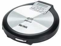 ROXX PCD 600 Stereo-CD Player (Tragbarer CD Player mit Kopfhörer, MP3 fähig,