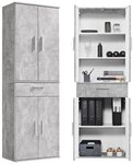 mokebo Mehrzweckschrank Der Praktische (60x180 cm, mit Schublade) B&uuml;roschrank,