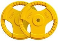 GORILLA SPORTS Hantelscheibe Hantelscheibe 30/31 mm Gummi Gripper 1,25-25 KG, 30 kg,