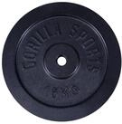 GORILLA SPORTS Hantelscheibe Hantelscheibe Guss 30/31 mm 1,25-30 KG, 15 kg, (1-tlg)