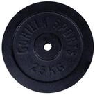 GORILLA SPORTS Hantelscheibe Hantelscheibe Guss 30/31 mm 1,25-30 KG, 25 kg, (1-tlg)