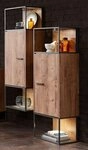 HARPER Anbauschrank Schrank HARPER WAKEFIELD BHT 45x156x38 cm braun