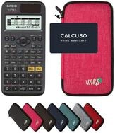 CASIO Taschenrechner fx-87DE X ClassWiz inkl. WYNGS Schutztasche Pink
