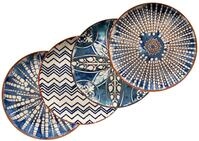 M&Auml;SER Platzteller Platzteller-Set Iberico Blue, Steinzeug, Set, 4-tlg.