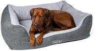TrendPet Tierbett VitaBed Classic Grau - Orthop&auml;disches Hundebett, 100% Polyester,