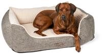 TrendPet Tierbett VitaBed Classic Beige - Orthop&auml;disches Hundebett, 100% Polyester,