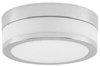 Lindby Deckenleuchten Flavi, Glas Chrom IP44, 2 x 15 W LED