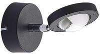 Lindby Wandleuchte Edonita, LED, Metall, Schwarz Farbwechsel RGB IP20, 1 x 8 W...