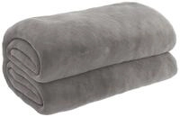 vidaXL Bett&uuml;berwurf Gewichtsdecke mit Bezug Grau 152x203 cm 7 kg Stoff