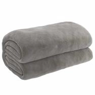 vidaXL Bett&uuml;berwurf Gewichtsdecke mit Bezug Grau 140x200 cm 10 kg Stoff