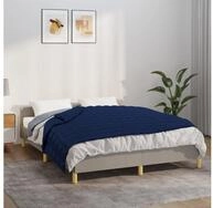vidaXL Bett&uuml;berwurf Gewichtsdecke Blau 150x200 cm 11 kg Stoff