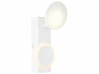 Brilliant LED Wandleuchte Deckenleuchte Spot Meriza Weiß 10W 1200lm warmweiß...