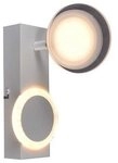 Brilliant Wandstrahler Meriza, LED wechselbar, Warmwei&szlig;, LED Wandspot wei&szlig;