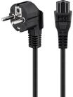 Goobay Netzkabel, Netzkabel, abgewinkelter Stecker, 1,8 m