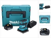 Makita Exzenterschleifer DBO 480 M1J Akku Schwingschleifer 18 V 112 x 102 mm + 1x
