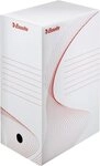 ESSELTE Archivcontainer Esselte 128602 Ablagebox Top Archiv System, wei&szlig;/rot