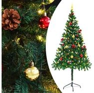 vidaXL K&uuml;nstlicher Weihnachtsbaum K&uuml;nstlicher Weihnachtsbaum mit Beleuchtung &