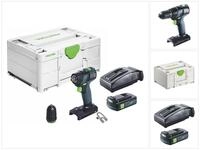 FESTOOL Akku-Schrauber TXS 18-Basic Akku Bohrschrauber 18 V 40 Nm Brushless +...