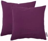 TOM TAILOR HOME Dekokissen Dove, unifarben, Kissenh&uuml;llen ohne F&uuml;llung, 2er Pack