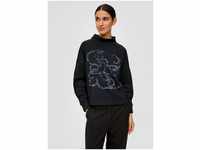 s.Oliver BLACK LABEL Sweatshirt Sweatshirt mit Pailletten-Artwork Pailletten