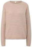 QS Longpullover Strickpullover Pullover aus Viskosemix