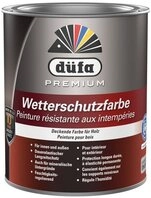 d&uuml;fa Wetterschutzfarbe Premium Dauerschutzfarbe 750 ml Holzfarbe Holzlack