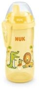 NUK Trinkflasche Kiddy Cup Trinkflasche mit Hardspout Trinkschnabel 12m+