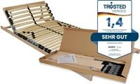 Lattenrost Easy 4 all BeCo 80x200 mit verstellbarem Kopfteil, Beco, 28 Leisten,100