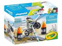 Playmobil® Konstruktions-Spielset Color: Motorrad
