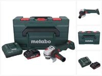metabo Akku-Winkelschleifer WB 18 LT BL 11-125 Quick 18 V 125 mm Brushless + 1x...