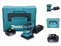Makita Exzenterschleifer DBO 480 T1J Akku Schwingschleifer 18 V 112 x 102 mm + 1x