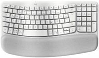 Logitech Wave Keys - Office Tastatur - Off-White ergonomische Tastatur