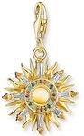 THOMAS SABO Charm-Einh&auml;nger Sonne, mit Glas-Keramik Stein