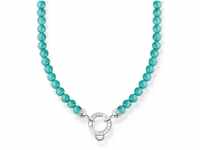 THOMAS SABO Collier für Charms mit Türkisfarbenen Beads