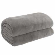 vidaXL Bett&uuml;berwurf Gewichtsdecke mit Bezug Grau 150x200 cm 7 kg Stoff