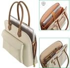 Hama Laptoptasche Notebook-Tasche Handtasche 13,3" bis 14,9" Beige (Notebook-Tasche),
