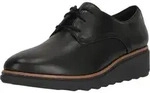 Clarks Sharon Rae Sneaker mit ultrabequemem OrthoLite&reg; Hybrid&reg; Fu&szlig;bett schwarz 36