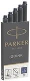 Parker Quink Tintenpatrone (5-tlg., auswaschbar)