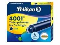 Pelikan 6 Pelikan Tintenpatronen 4001® / Füllerpatronen / Farbe: blau-schwarz