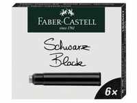 Faber-Castell Füllerpatronen 185507 schwarz 6-Stk. (185507)