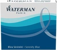 Waterman Tintenpatrone 6ST blau kurz WATERMAN S0110950 Tintenpatrone